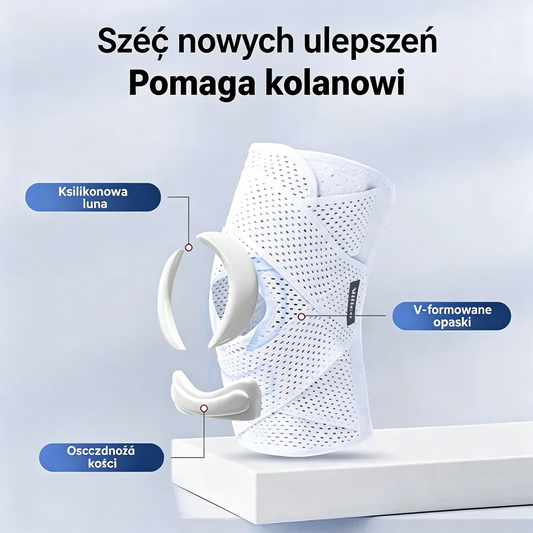 🦵Kup 1, Otrzymaj 1 Gratis! — 🔥【Genunchier 6. generacji, ulepszona wersja】 Stabilizator kolana na łąkotkę – oddychający, cienki i lekki