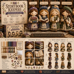 🎁Ostatni dzień: Skorzystaj z 49% zniżki! 🧵 Miniaturowy zestaw patchworkowy z serii Miniature World.