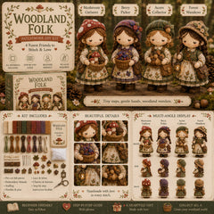 🎁Ostatni dzień: Skorzystaj z 49% zniżki! 🧵 Miniaturowy zestaw patchworkowy z serii Miniature World.