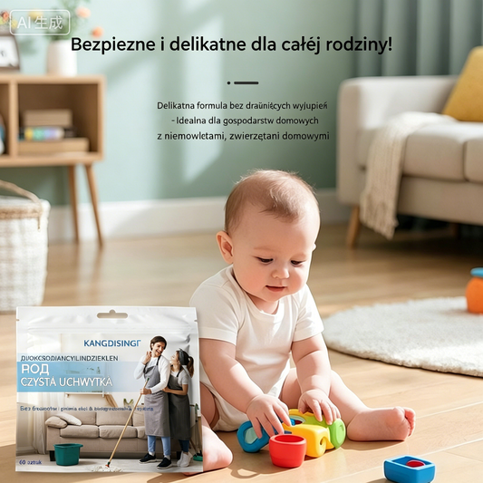 🧹✨ 【240 tabletek- 0.45 zł / film】wielofunkcyjne tabletki czyszczące o działaniu antybakteryjnym i dezodoryzującym | Nadają się do podłóg z twardego drewna, podłóg laminowanych, płytek oraz ścian w kamperach