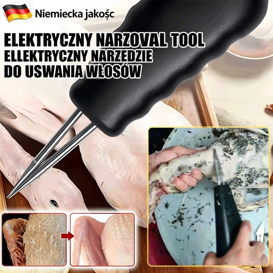 🛒 🦆【Kup 1, drugi GRATIS! - 64,50 zł/szt.】Urządzenie elektryczne do szybkiego usuwania sierści u drobiu-Wysoce skuteczne usuwanie drobnych włosków bez uszkadzania skóry.