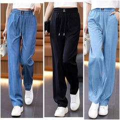👖❤️🔥【50% Promocji】【40-100 kg】2026 nowe wysokiej jakości miękkie, swobodne spodnie z drapowaniem