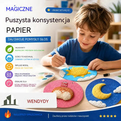 1 zestaw 99zł🎄Specjalna oferta niespodzianka! 🔮Opanuj magię rysowania! 👩‍🎨Papier do rysowania z teksturą pianki🎁