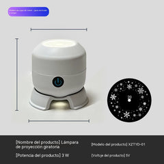 🔥Oferta ograniczona czasowo🔥 Dynamiczny, obrotowy projektor LED