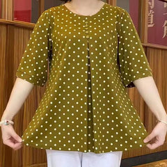[🔥Oferta ograniczona czasowo🔥 ]💞[L-5XL] Nowa jesienna koszula w groszki 2026
