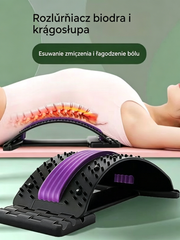 -50%!🔥 3w1: Magnetyczny Masażer Pleców 🧲 Akupresura + Trakcja 💆 Ulga dla Odcinka Lędźwiowego