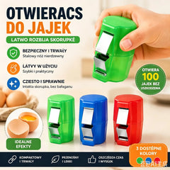 🥚🎁 KUP 1, 2 GRATIS【3 szt. 89 zł】🍳 Rozbijaj jajka szybciej i bez bałaganu! 🔥