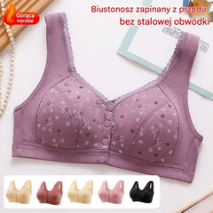 🎁 KUP 1 + 1 GRATIS! 💕 Biustonosz Bez Fiszbin dla Dużego Biustu – Oddychający, Bezszwowy i Bez Bolesnego Ucisku