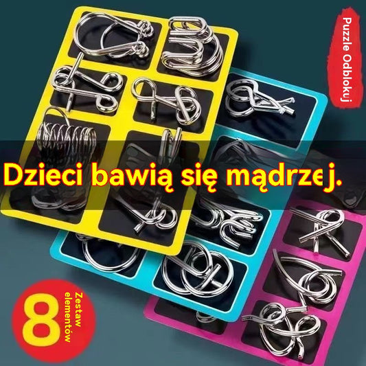 🧒✨【3 zestawy!】Edukacyjna zabawka dla dzieci, Smart Buckle – promuje więź rodzic-dziecko, naukę poprzez zabawę💯