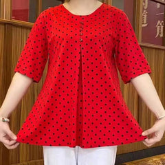 [🔥Oferta ograniczona czasowo🔥 ]💞[L-5XL] Nowa jesienna koszula w groszki 2026