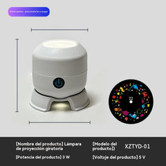 🔥Oferta ograniczona czasowo🔥 Dynamiczny, obrotowy projektor LED