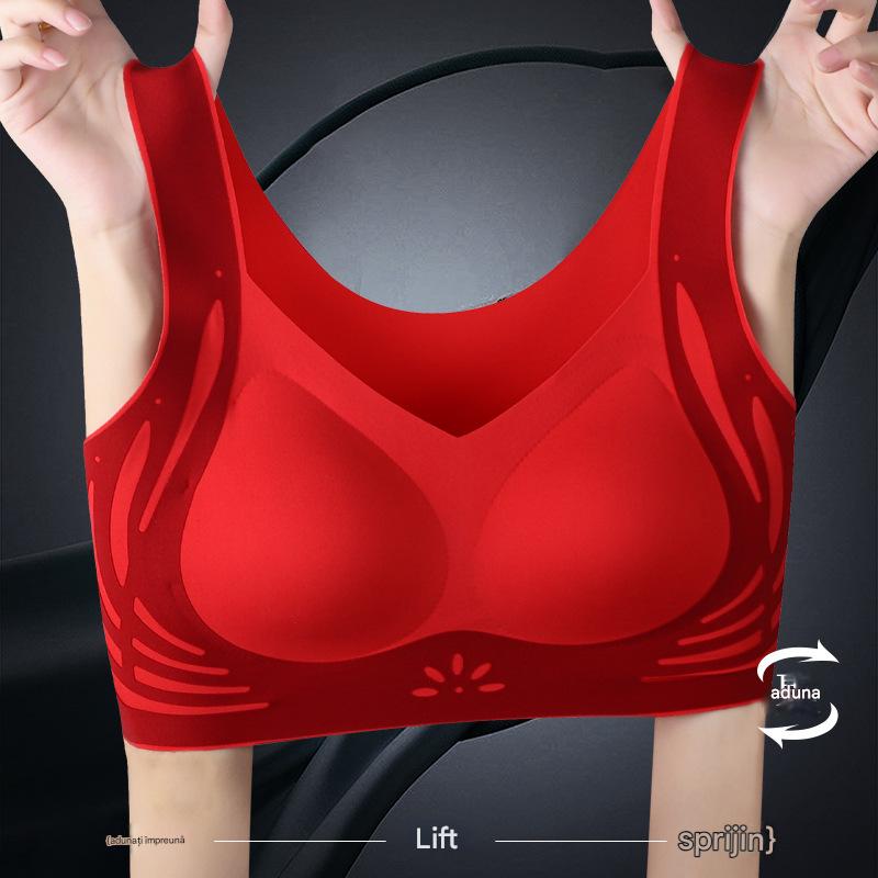 😍【Zestaw 4】Biustonosz bez drutów dla kobiet, jednolity❤️【40-85KG】