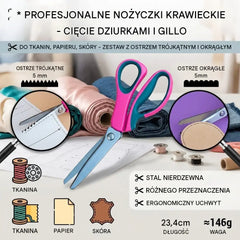 ✂️🧵Wielofunkcyjne nożyczki do robótek ręcznych, z łatwością stworzysz efektowne koronki!