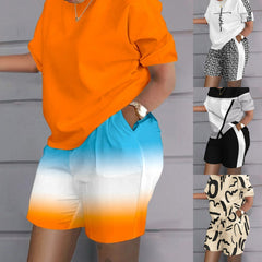 😍 Garnitur casual w stylu hip-hopowym (top + spodenki)