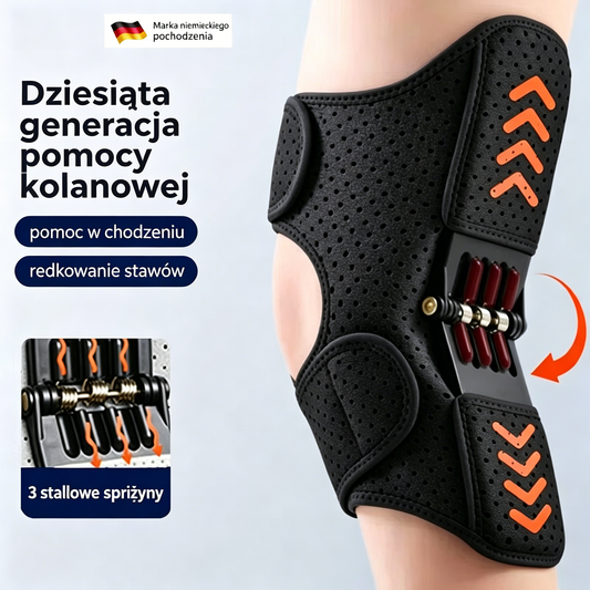 🦵🔥 [Kup jeden, drugi gratis!54.5 zł / sztuka]🚶‍♀️ Profesjonalna orteza kolana ze sprężynami ze stali węglowej | Idealna do spacerów i wędrówek; odpowiednia dla osób w średnim wieku i starszych