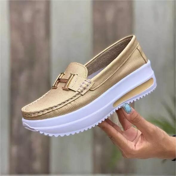 🔥🩰【Rozmiary 35-43】2026 Nowe modne buty damskie, buty casualowe z grubą podeszwą, miękkie i wygodne