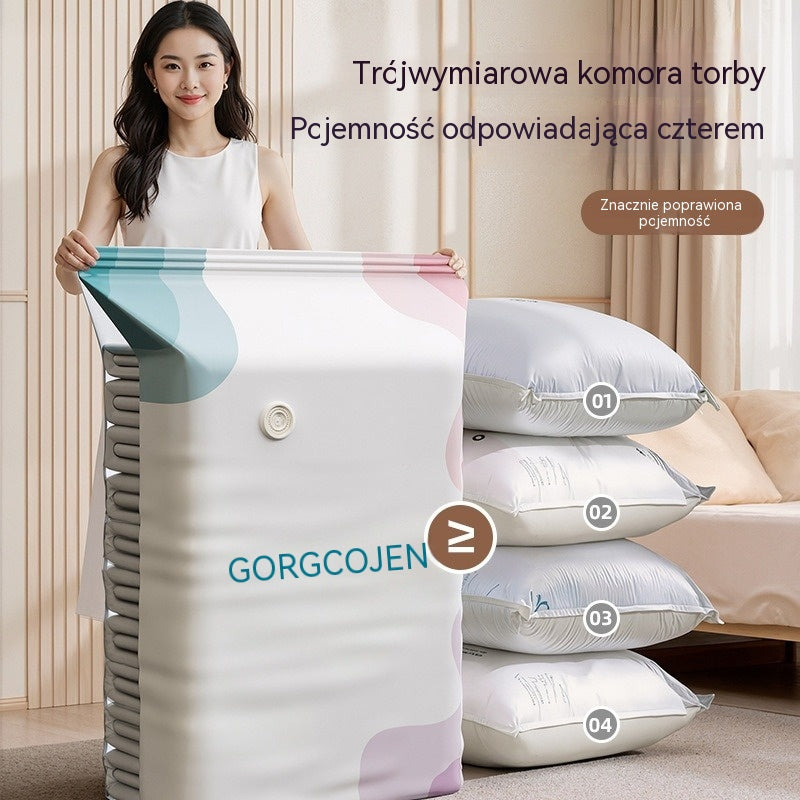 🧳 5 produktów za 119 zł 💨 Duża, kompresyjna torba próżniowa: nie wymaga pompki, jest szczelna i idealnie nadaje się do oszczędzania miejsca w walizkach i w domu ✈️