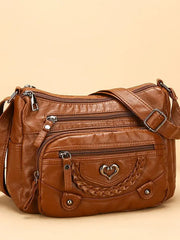 💐 -50%! 🎁 Miękka damska torebka crossbody z PU 👜 Wiele kieszeni – wszystko pod ręką i bez bałaganu 🔑✨