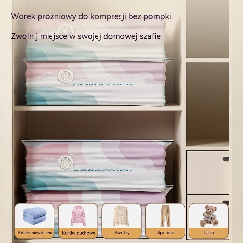 🧳 5 produktów za 109 zł 💨 Duża, kompresyjna torba próżniowa: nie wymaga pompki, jest szczelna i idealnie nadaje się do oszczędzania miejsca w walizkach i w domu ✈️