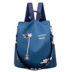 🎒 Duży plecak podróżny antykradzieżowy 🌸 Haftowany i pojemny – więcej miejsca, mniej zmartwień!