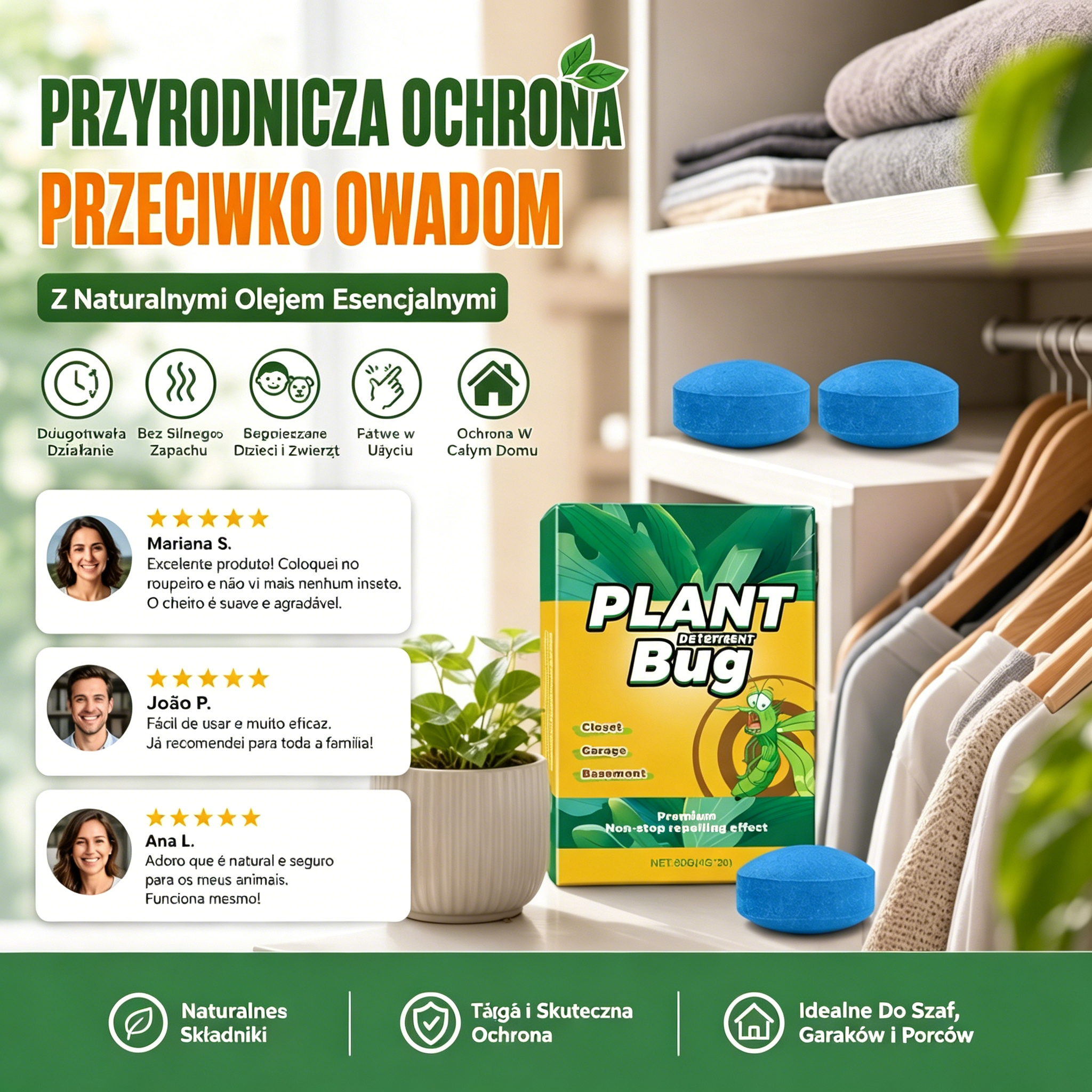 🔥 Kup 1, drugi GRATIS! 🛡️🏠 Wielofunkcyjny odstraszacz szkodników. 🐾 Bezpieczny dla zwierząt