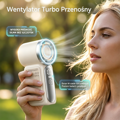 🌬️✨【Najpopularniejszy produkt lata 2026】🔥Wentylator ręczny: Kompaktowy i przenośny, odpowiedni do użytku na zewnątrz. Wysoka prędkość, długa żywotność. - Ładowanie przez USB.