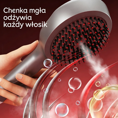 💆‍♀️Grzebień masujący z funkcją spryskiwania relaksuje skórę głowy, nadaje się do stylizacji i pielęgnacji włosów w domu, a także posiada funkcję masażu wibracyjnego.