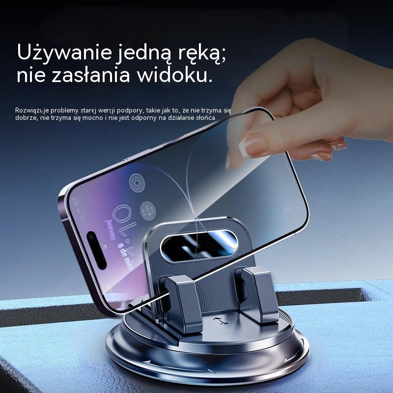 🎯 50% ZNIŻKI NA WSZYSTKO! Obrotowy uchwyt na telefon – bezpieczne mocowanie na deskę rozdzielczą, guma zapewniająca doskonałą przyczepność 🧭🔄 【Gwarancja jakości】