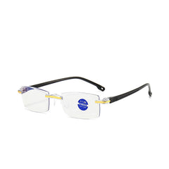 ✨👓 【Unisex】 Modne i chroniące wzrok okulary o wysokiej rozdzielczości, zapobiegające niebieskiemu światłu i chroniące przed upadkiem, trwałe okulary do czytania
