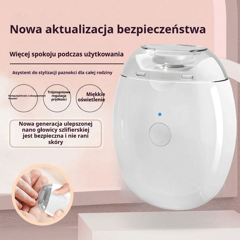 💅 Kup 1, drugi dostaniesz GRATIS✨ Automatyczny pilnik do paznokci, bezpieczna i delikatna pielęgnacja 👶🔧