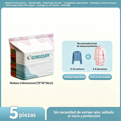 🧳 5 produktów za 109 zł 💨 Duża, kompresyjna torba próżniowa: nie wymaga pompki, jest szczelna i idealnie nadaje się do oszczędzania miejsca w walizkach i w domu ✈️