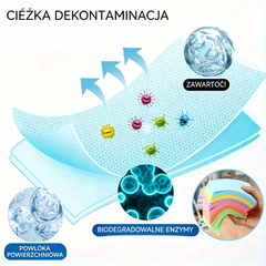 🧹【210-arkuszowe!0.5zł/sztuka】✨ Antybakteryjne i dezodoryzujące, uniwersalne chusteczki czyszczące | Nadają się do podłóg drewnianych, laminowanych, płytek oraz wnętrz kamperów