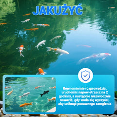 🐟🌊🔬500 g Premium Pond Powder | Klarowanie wody i kontrola glonów 🐟🌊🔬