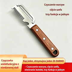 🔪 Kup 2, Otrzymaj 2 Gratis! | Tylko 24,75 zł/szt.💥 Wielofunkcyjna Obieraczka do Warzyw i Owoców - Otwierana butelka