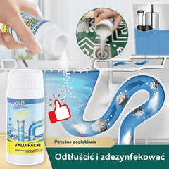 🎉🛁1+1 GRATIS ✨  Mocny środek do odpływów! Gęsta piana usuwa zatory, tłuszcz i brud w kilka minut