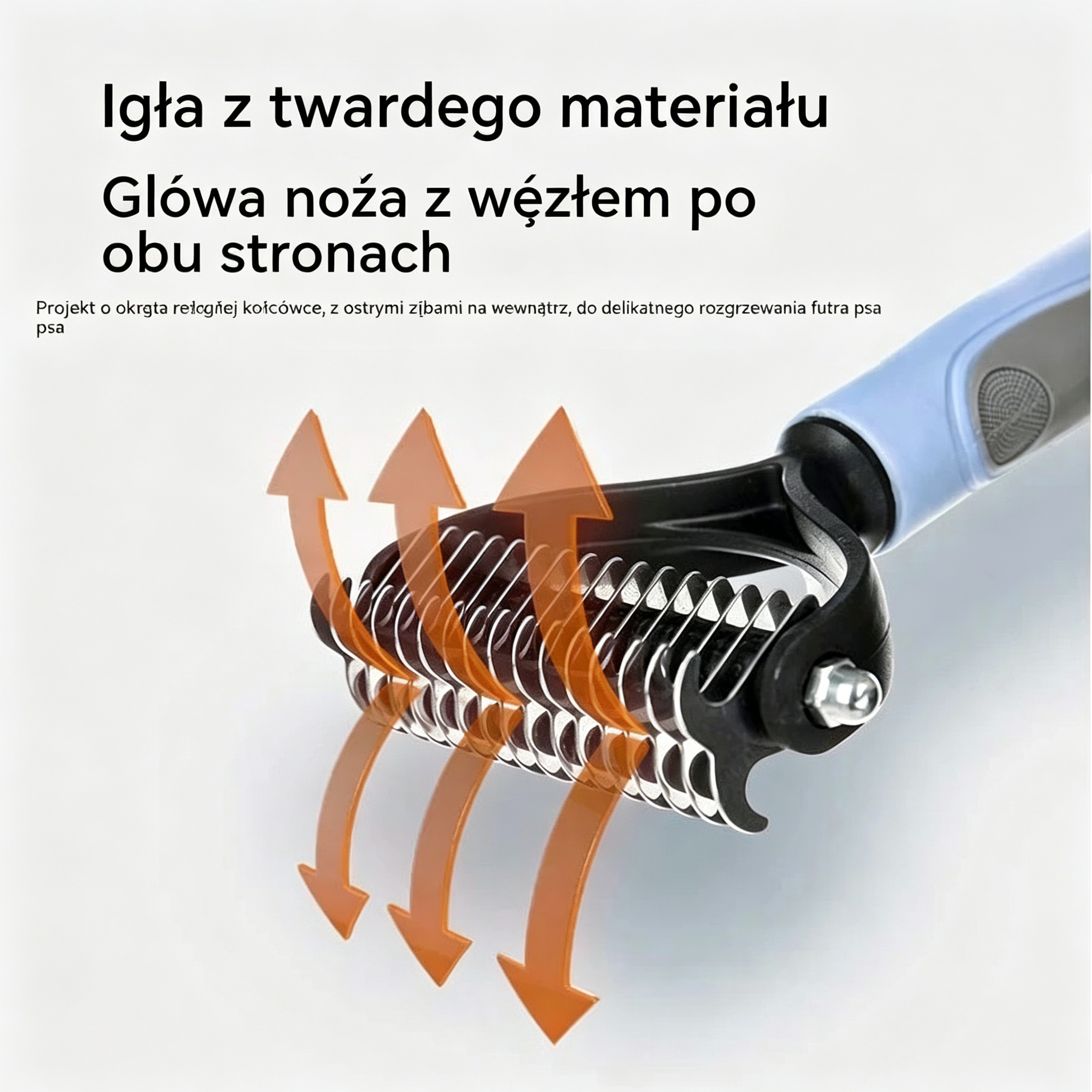 🐶【Kup 1, a 1 dostaniesz gratis，44.5 zł/sztuka】Dwustronna szczotka do pielęgnacji zwierząt domowych, służąca do pielęgnacji i usuwania sierści.
