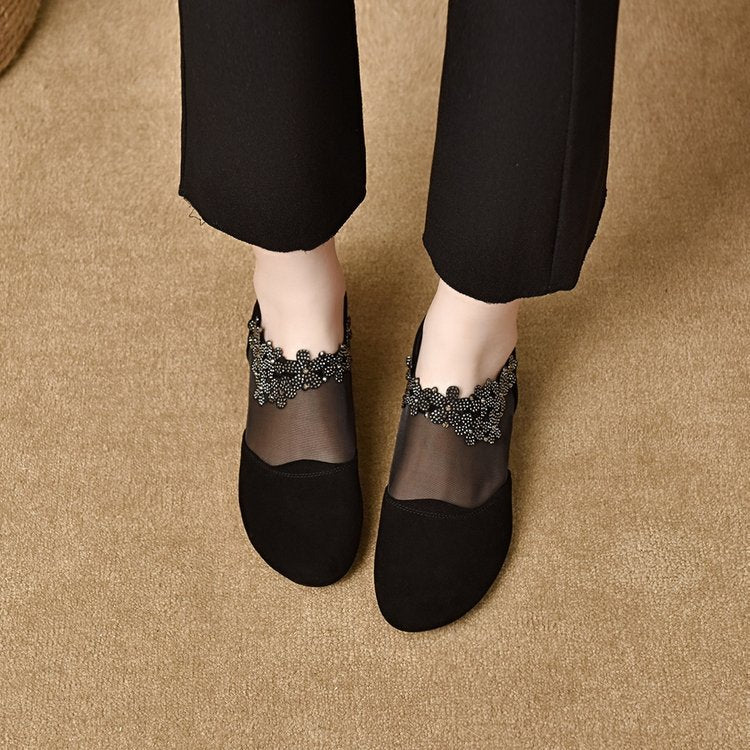 😍30% zniżki!✨【35-41】🏆 nowe damskie buty na koturnie z wydrążoną siateczką i miękkim spodem
