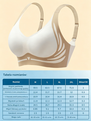 😍❤️【Kup 2, a 2 dostaniesz gratis! - 29.75 zł / sztuka】Biustonosz modelujący dla kobiet, zapewniający efekt liftingu, ujędrnienia i zapobiegający zwiotczeniu ❤️【Dla kobiet o wadze 40–85 kg】