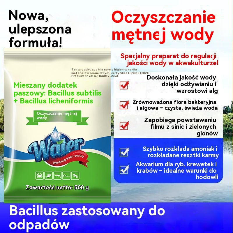 🐟🌊🔬500 g Premium Pond Powder | Klarowanie wody i kontrola glonów 🐟🌊🔬
