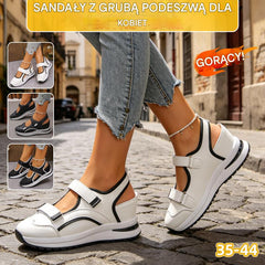 Damskie buty codzienne na grubej podeszwie – przewiewne i wygodne – styl sportowo-elegancki, rozmiary 35–44