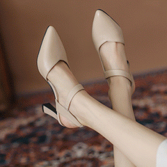 👠🔥【34-42】Eleganckie damskie czółenka na wysokim obcasie, z paskiem wokół kostki, klasyczny styl do pracy i na specjalne okazje