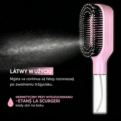 💆‍♀️💧 -50%! Hit 2026! Wielofunkcyjna szczotka prostująca z mgiełką nawilżającą i masażem skóry głowy 🔥