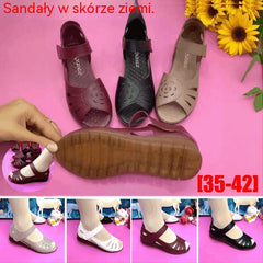 🔥【Oferta ograniczona czasowo】【35–41】Nowy model na lato – wygodne damskie sandały z prawdziwej skóry z miękką podeszwą