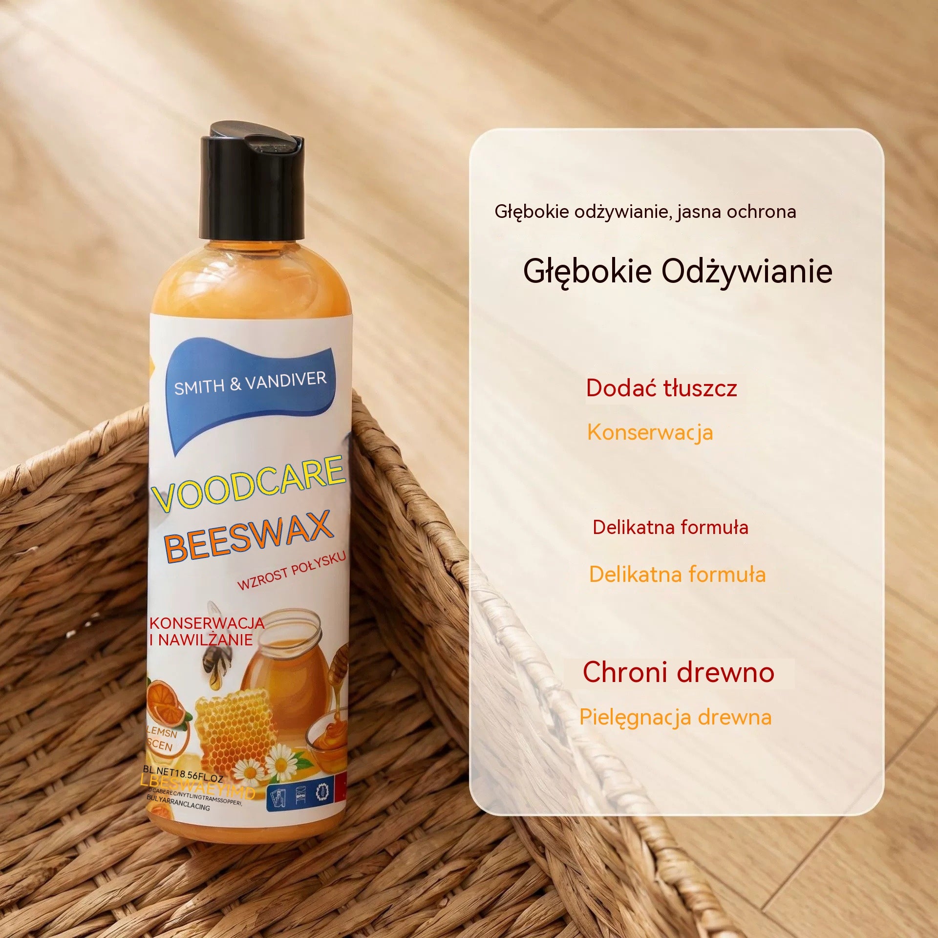 -50%！🔥【300ml】Oferta ograniczona czasowo✨Wysoce skuteczny naturalny krem woskowy do polerowania i czyszczenia drewna.