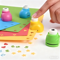 🎁 10 sztuk w cenie 5! Mini dziurkacze dla dzieci ✂️✨