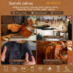 🧵【Kup 1 zestaw, a drugi dostaniesz gratis】👞 Zestaw 5 w 1 z wymiennymi igłami do szycia – Profesjonalny zestaw do naprawy obuwia i rękodzieła skórzanego 🛠️✨（2 zestawy）