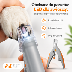 🔥 -50% | LED Obcinacz do Pazurów – Bezpieczne przycinanie dla psów i kotów