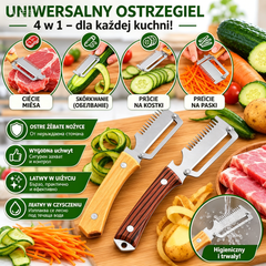 ✅Kup 1, drugi gratis (dwa produkty)🧅🔪 Wielofunkcyjna obieraczka kuchenna 3 w 1: obiera, sieka warzywa, kroi mięso, otwiera butelki! 🔥