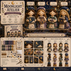 🎁Ostatni dzień: Skorzystaj z 49% zniżki! 🧵 Miniaturowy zestaw patchworkowy z serii Miniature World.
