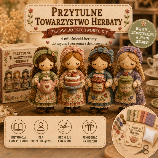 🎁Ostatni dzień: Skorzystaj z 49% zniżki! 🧵 Miniaturowy zestaw patchworkowy z serii Miniature World.